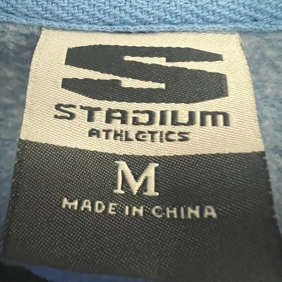 UNC  Tar Heels Light Blue Hoodie Sweatershirt - Picture 5 of 6